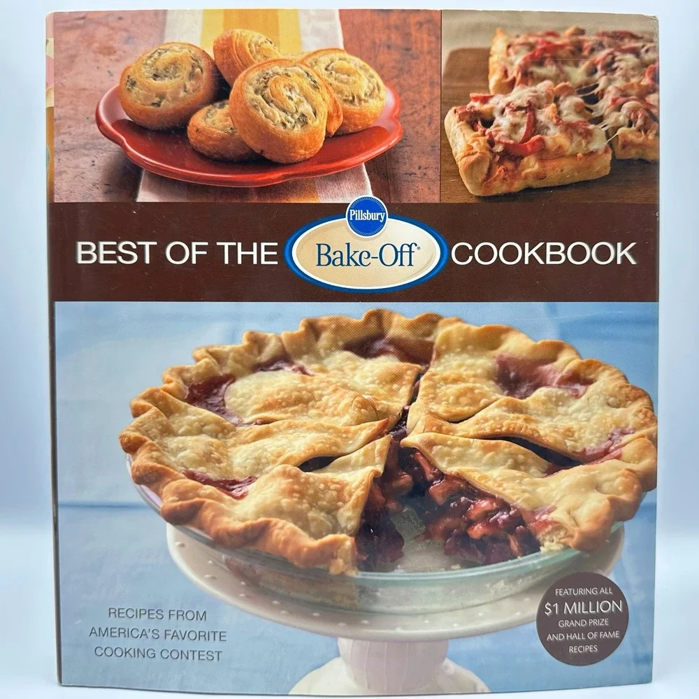 Pillsbury Best of the Bake-Off Cookbook 2008 Hardcover Wiley DJ Very Good